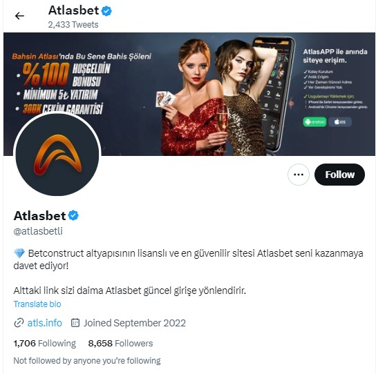 Atlasbet Twitter